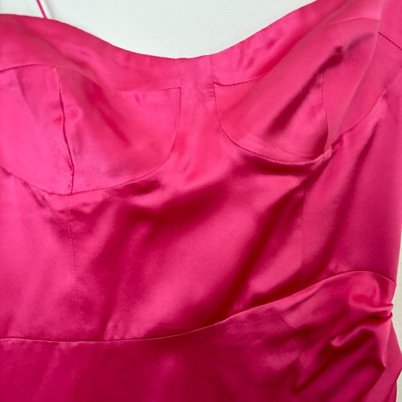 Reformation Marguerite Silk Dress Flambe Size 0 - Picture 5 of 9